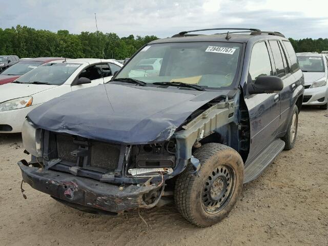 1GNDS13SX82153605 - 2008 CHEVROLET TRAILBLAZE BLUE photo 2