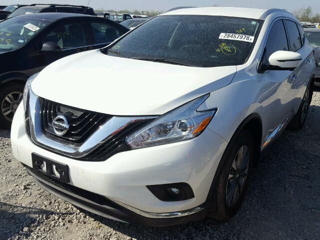 5N1AZ2MG1GN127572 - 2016 NISSAN MURANO S WHITE photo 2