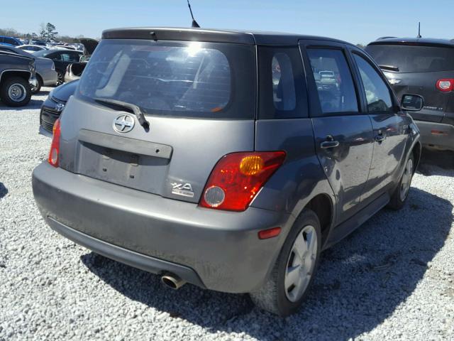 JTKKT624340074952 - 2004 TOYOTA SCION XA GRAY photo 4