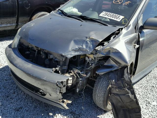 JTKKT624340074952 - 2004 TOYOTA SCION XA GRAY photo 9