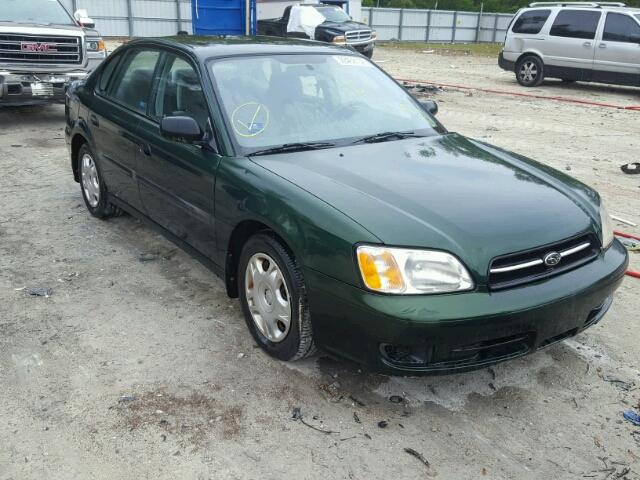 4S3BE6359Y7202648 - 2000 SUBARU LEGACY L GREEN photo 1