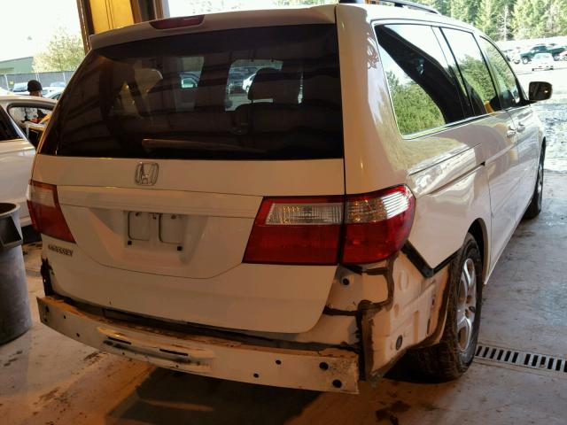 5FNRL38426B052943 - 2006 HONDA ODYSSEY EX WHITE photo 4