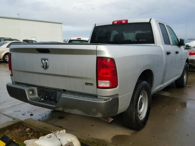 1D3HB18P69S731075 - 2009 DODGE RAM 1500 SILVER photo 4