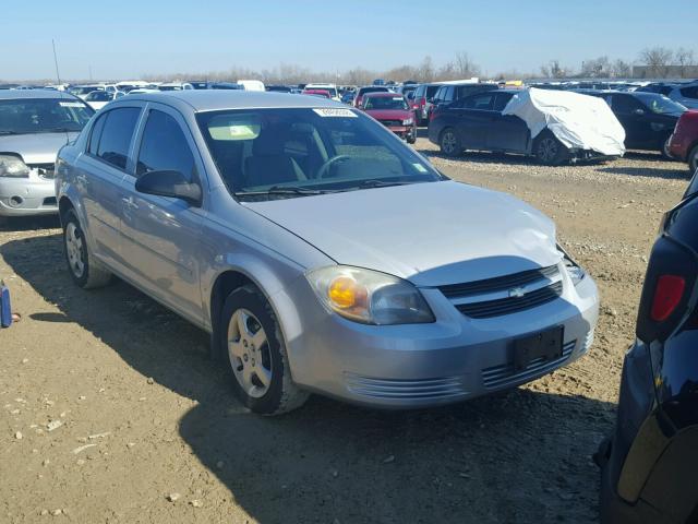 1G1AK52FX57637935 - 2005 CHEVROLET COBALT SILVER photo 1