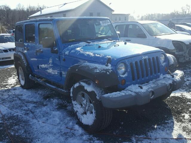 1J4BA3H16BL626541 - 2011 JEEP WRANGLER U BLUE photo 1