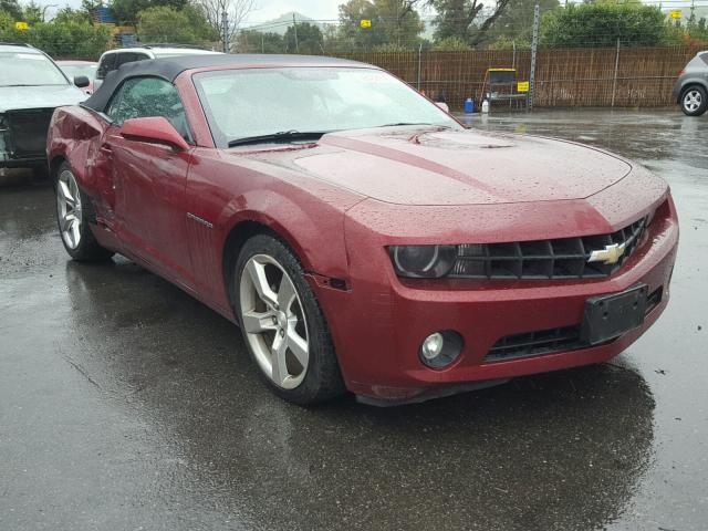 2G1FC3DD6B9169098 - 2011 CHEVROLET CAMARO LT RED photo 1