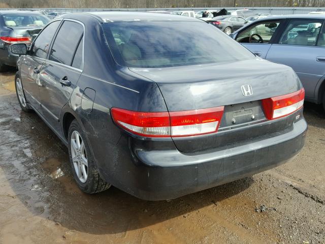 1HGCM66563A014945 - 2003 HONDA ACCORD EX BLACK photo 3