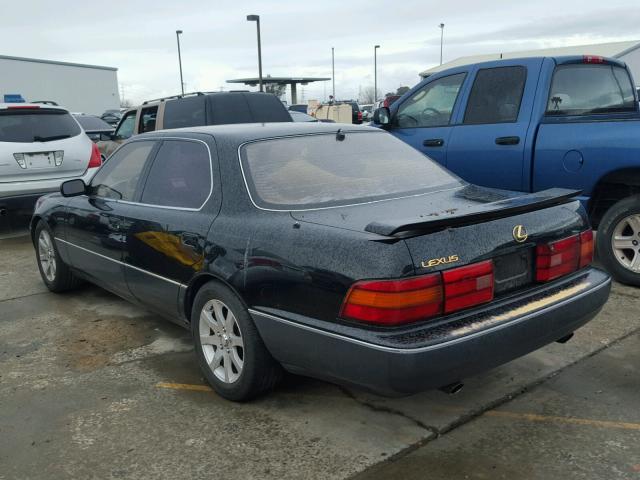 JT8UF11E5M0069836 - 1991 LEXUS LS 400 BLACK photo 3