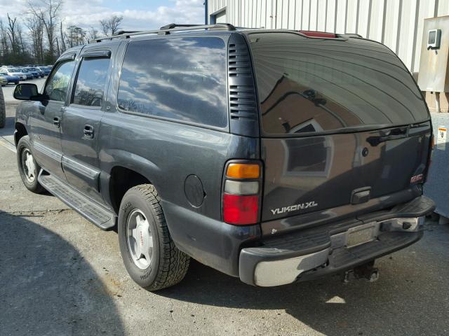 1GKFK16Z84J257508 - 2004 GMC YUKON XL K BLACK photo 3