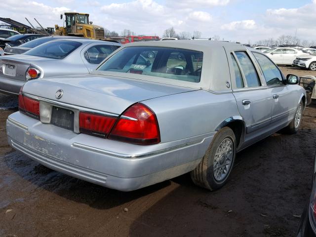 2MEFM74W5XX690165 - 1999 MERCURY GRAND MARQ SILVER photo 4