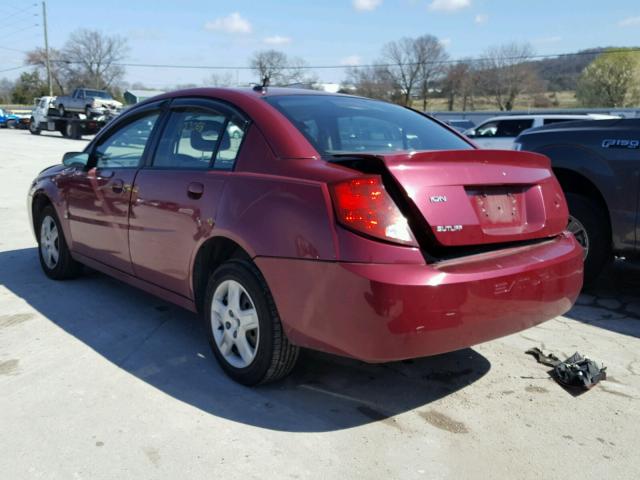 1G8AJ55F16Z182110 - 2006 SATURN ION LEVEL RED photo 3