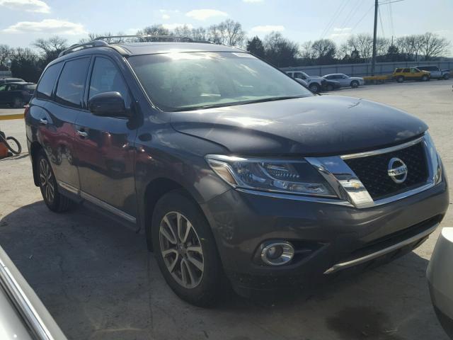 5N1AR2MN2EC714273 - 2014 NISSAN PATHFINDER GRAY photo 1