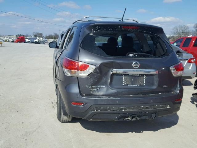 5N1AR2MN2EC714273 - 2014 NISSAN PATHFINDER GRAY photo 9