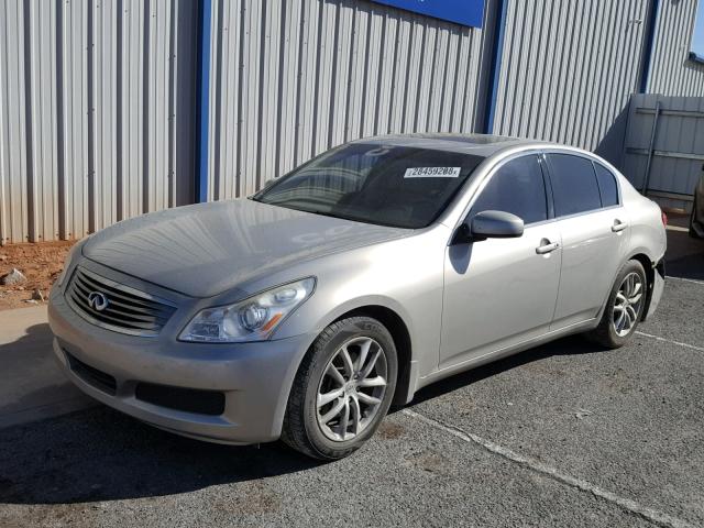 JNKBV61E78M224618 - 2008 INFINITI G35 SILVER photo 2