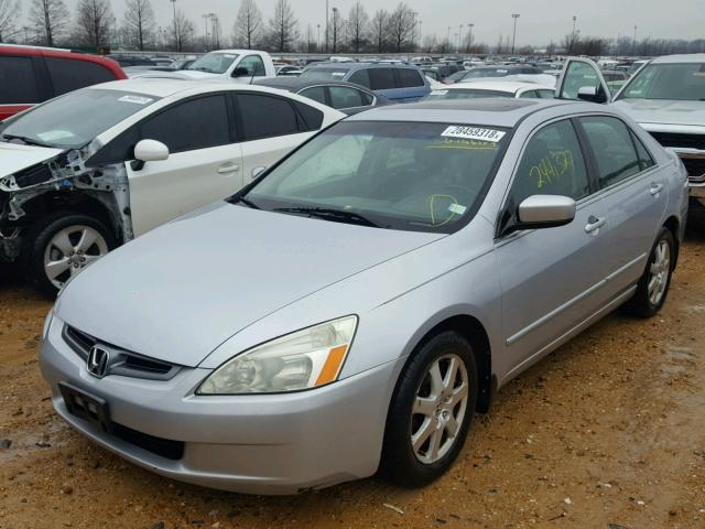 1HGCM66585A063504 - 2005 HONDA ACCORD EX SILVER photo 2