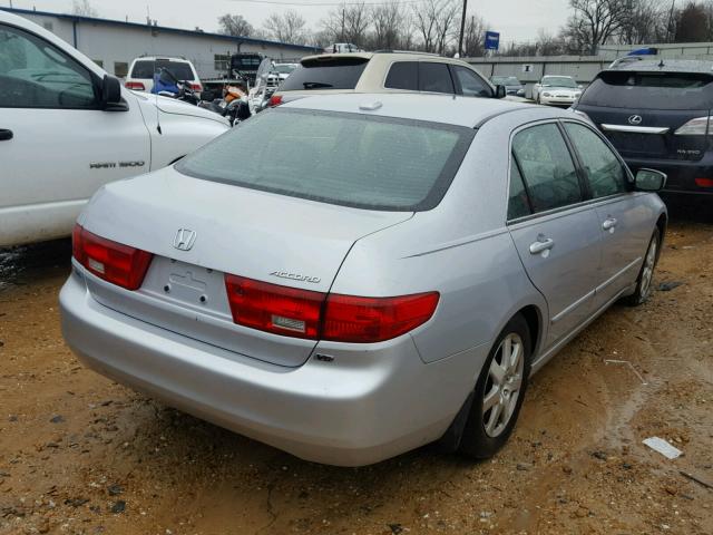 1HGCM66585A063504 - 2005 HONDA ACCORD EX SILVER photo 4