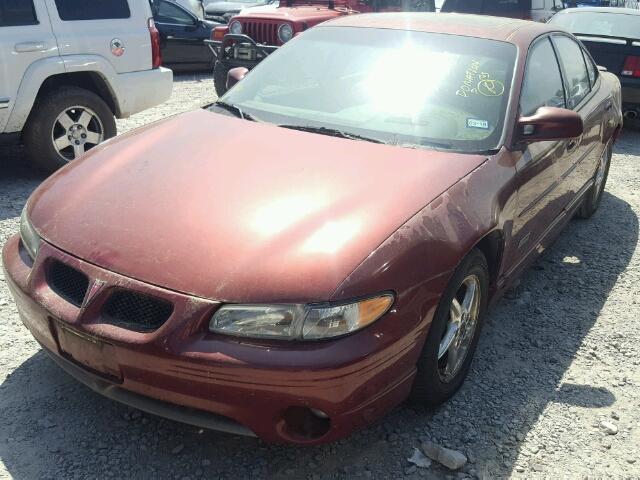 1G2WR5211YF289311 - 2000 PONTIAC GRAND PRIX RED photo 2