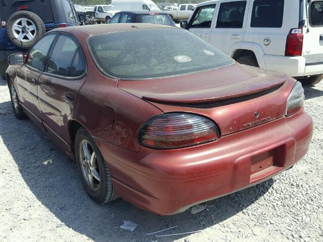 1G2WR5211YF289311 - 2000 PONTIAC GRAND PRIX RED photo 3