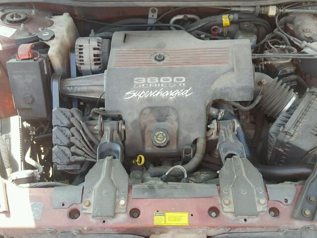 1G2WR5211YF289311 - 2000 PONTIAC GRAND PRIX RED photo 7