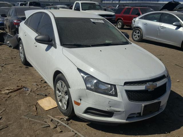 1G1PA5SH8E7243879 - 2014 CHEVROLET CRUZE LS WHITE photo 1