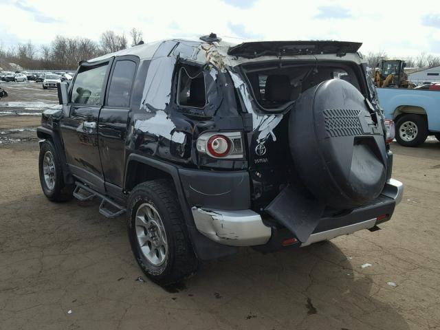 JTEZU4BF4DK013098 - 2013 TOYOTA FJ CRUISER BLACK photo 3