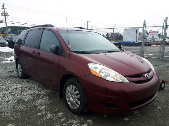 5TDZA29C16S484103 - 2006 TOYOTA SIENNA CE RED photo 1