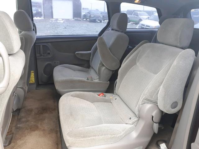 5TDZA29C16S484103 - 2006 TOYOTA SIENNA CE RED photo 6