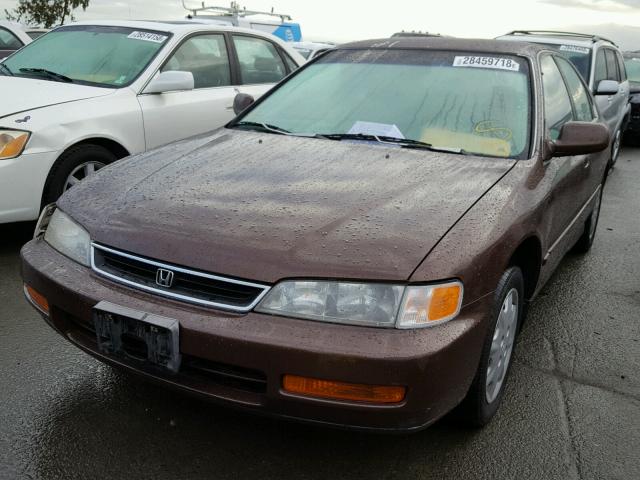 1HGCD5634VA108849 - 1997 HONDA ACCORD LX BROWN photo 2