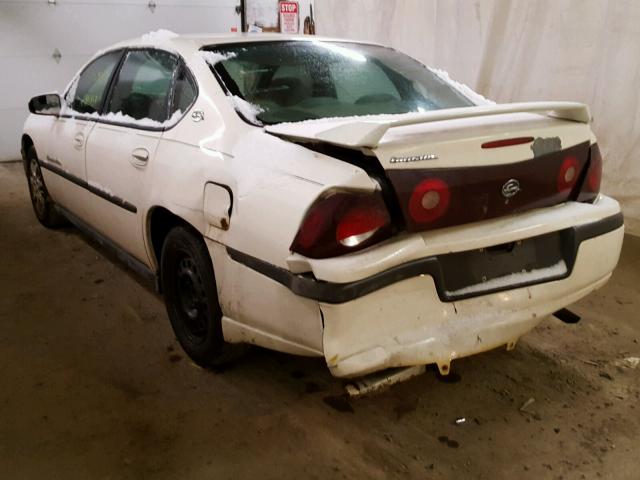 2G1WF52E039112007 - 2003 CHEVROLET IMPALA WHITE photo 3