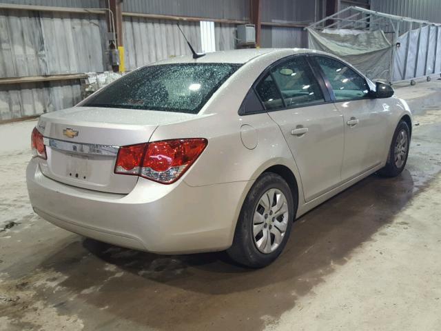 1G1PA5SH6D7193286 - 2013 CHEVROLET CRUZE LS CREAM photo 4