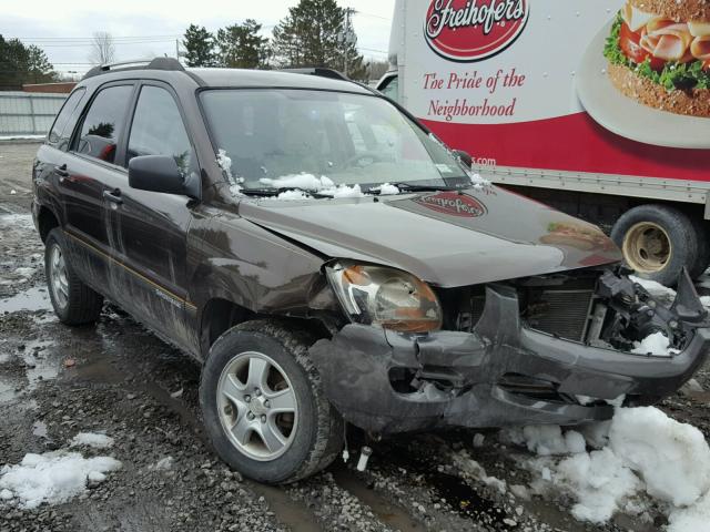 KNDJF724387517064 - 2008 KIA SPORTAGE L BROWN photo 1