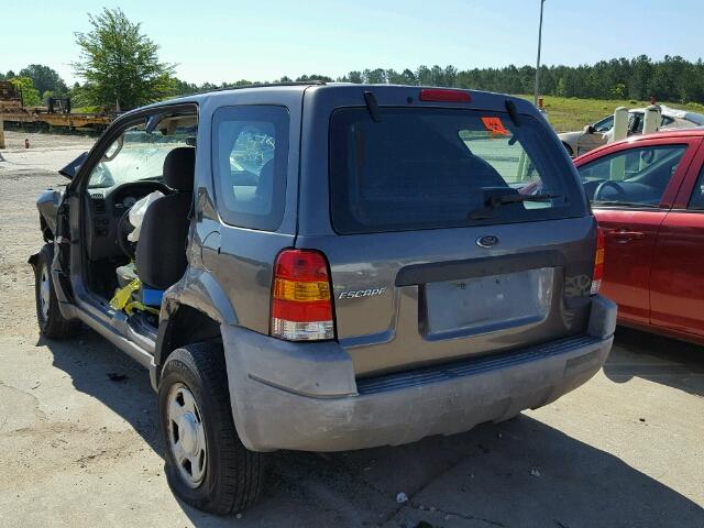 1FMYU02124DA07555 - 2004 FORD ESCAPE GRAY photo 3