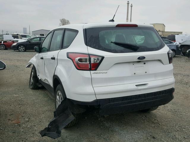 1FMCU0F73HUA83851 - 2017 FORD ESCAPE S WHITE photo 3