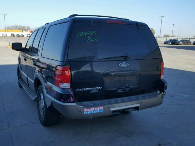 1FMFU17L04LA60459 - 2004 FORD EXPEDITION BLACK photo 3