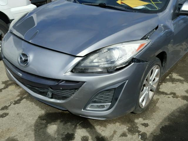 JM1BL1S65A1310731 - 2010 MAZDA 3 S SILVER photo 9