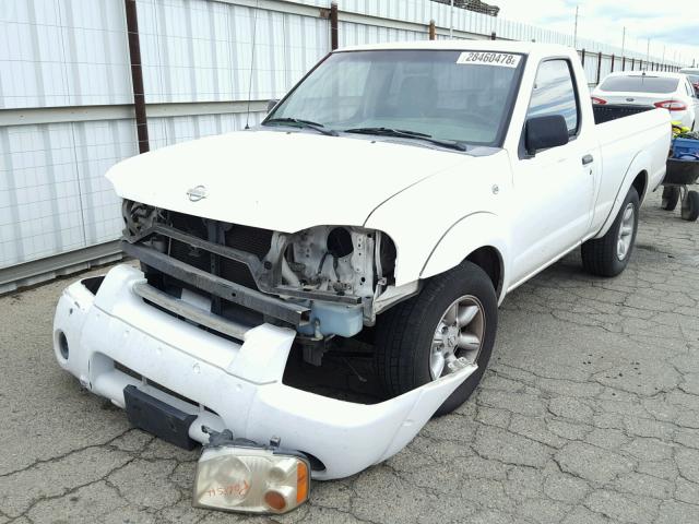 1N6DD21S61C337321 - 2001 NISSAN FRONTIER X WHITE photo 2