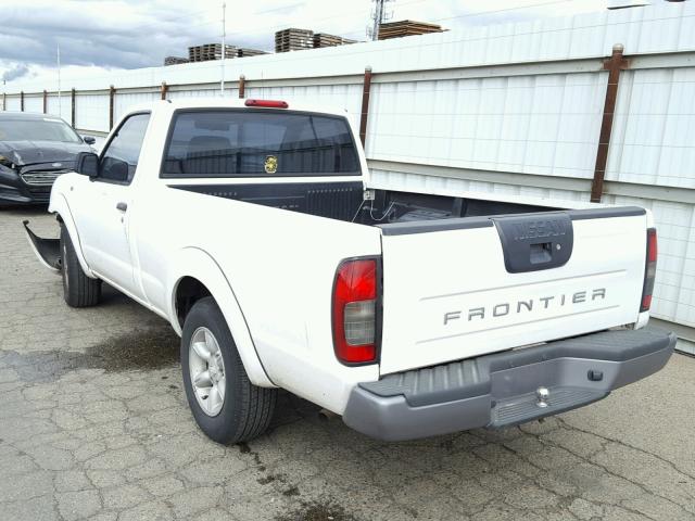 1N6DD21S61C337321 - 2001 NISSAN FRONTIER X WHITE photo 3