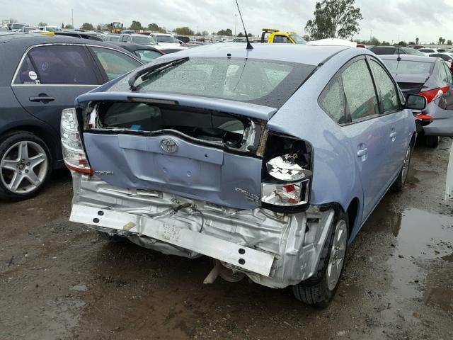 JTDKB20U067058515 - 2006 TOYOTA PRIUS BLUE photo 4