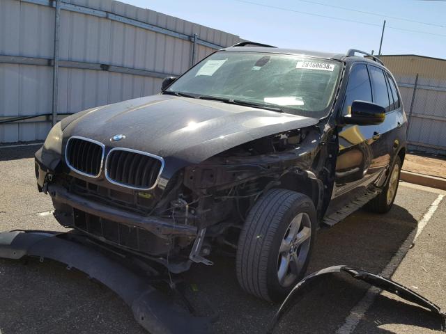 5UXFE43529L265586 - 2009 BMW X5 XDRIVE3 BLACK photo 2