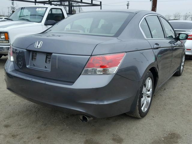 JHMCP26799C001716 - 2009 HONDA ACCORD EX CHARCOAL photo 4