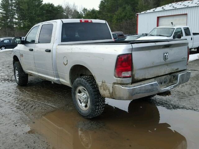 3C6UD5CL8CG333207 - 2012 DODGE RAM 2500 S SILVER photo 3
