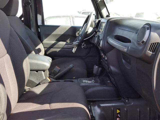 1C4AJWAG6EL103610 - 2014 JEEP WRANGLER S BLACK photo 5