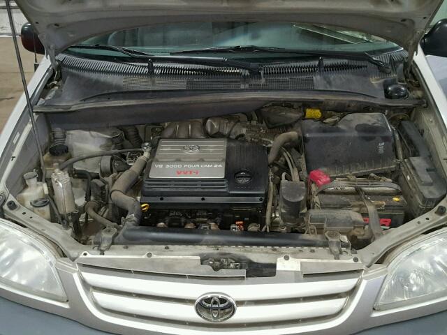 4T3ZF13C22U485483 - 2002 TOYOTA SIENNA LE SILVER photo 7