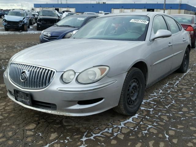 2G4WC582881150664 - 2008 BUICK LACROSSE C SILVER photo 2
