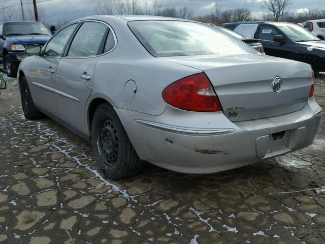 2G4WC582881150664 - 2008 BUICK LACROSSE C SILVER photo 3