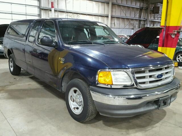 2FTRX17W04CA29774 - 2004 FORD F-150 HERI BLUE photo 1