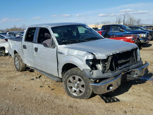 1FTRW12829FA57342 - 2009 FORD F150 SUPER SILVER photo 1