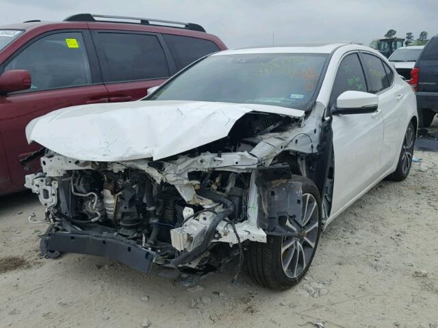 19UUB2F55FA009341 - 2015 ACURA TLX TECH WHITE photo 2