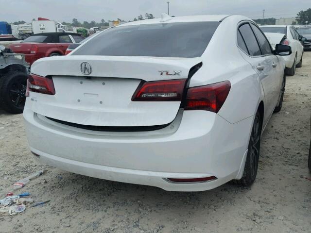 19UUB2F55FA009341 - 2015 ACURA TLX TECH WHITE photo 4