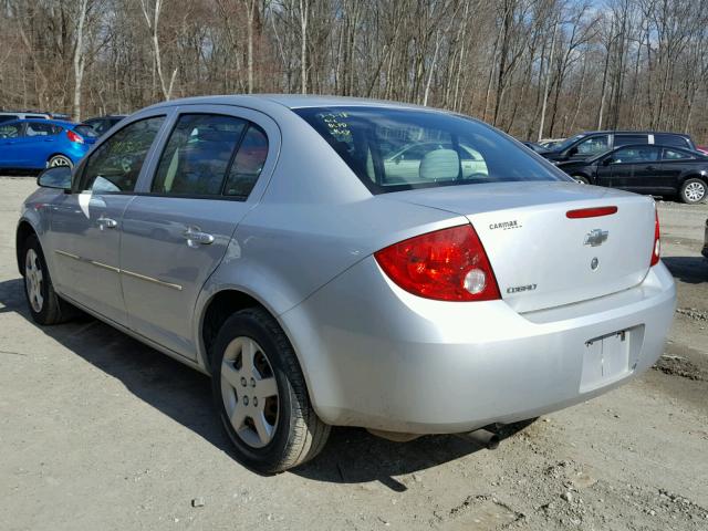 1G1AK52F657536665 - 2005 CHEVROLET COBALT SILVER photo 3